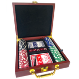 Personalised Poker -  Blackjack - Casino Set in Presentation Box -BWPS1