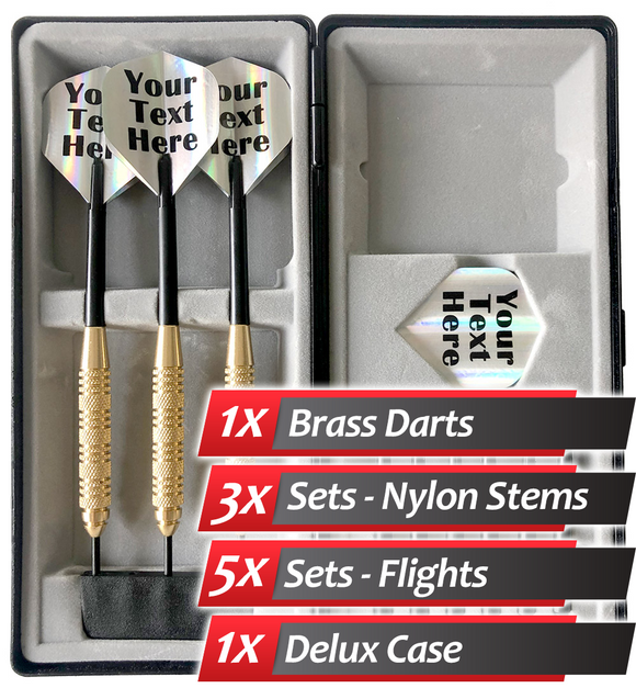 Brass  Gift Set - Text flights