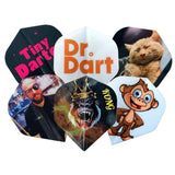 Bargain Darts Gift Set - with Custom Logo/Photo flights
